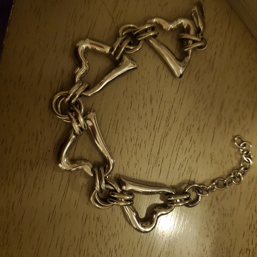 Stainless heart bracelet